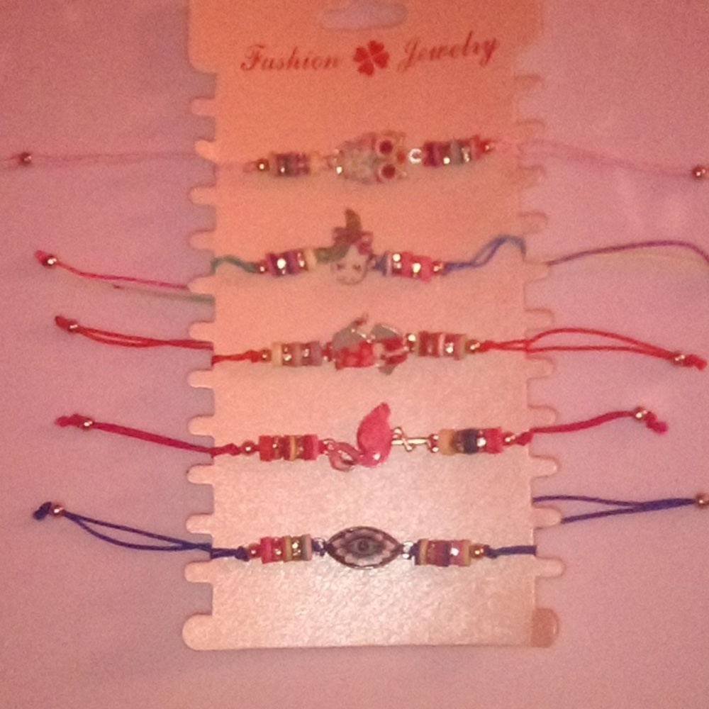 Colorful String Bracelets